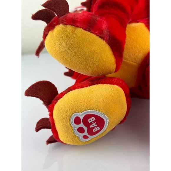 Build-a-Bear Red T-Rex Plush Stuffed Animal Dinosaur Claws Teeth Soft Toy - Picture 13 of 15